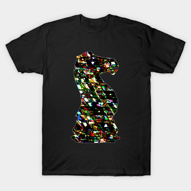 Chess Piece - The Knight 1 T-Shirt by The Black Panther